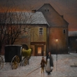 Zimn nlada, olej na pltn(lepen), 2023 Nmt Jakub Schikaneder Cena obrazu: 15.500,- K. Rozmr obrazu: dlka 60 cm, vka 50 cm