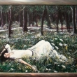 Na ti�in�, olej,  2009  (87 x 57 cm, v�etn� r�mu) K prodeji